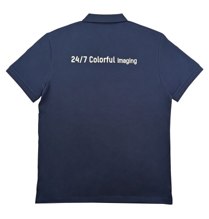 Hikvision Рубашка поло синяя ColorVu XXL