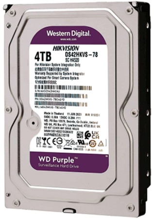 WD HDD 4TB, SATA III, 3.5" For Hikvision (WD42HKVS)